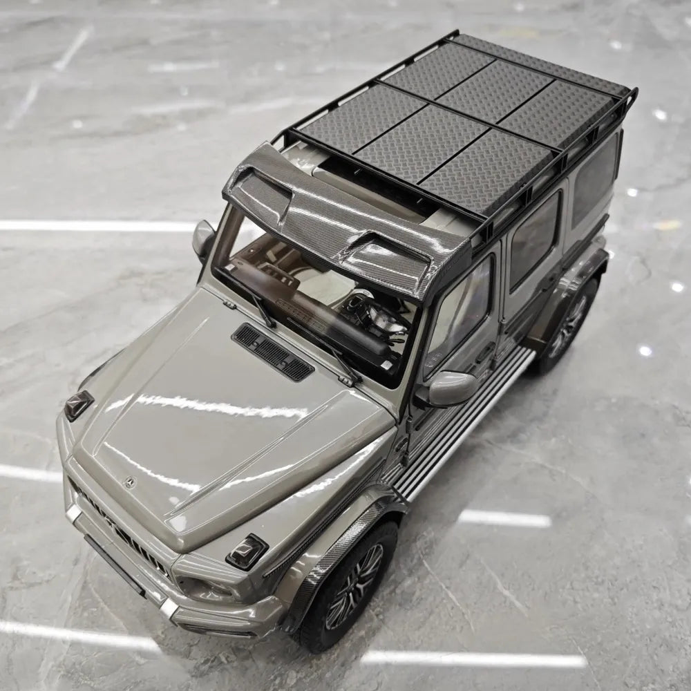 [NZG] 1:18 Mercedes-AMG 2018 G63 4x4 Gray Model Car Die-Cast