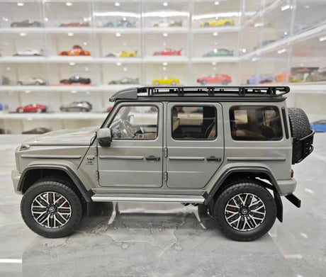 [NZG] 1:18 Mercedes-AMG 2018 G63 4x4 Gray Model Car Die-Cast