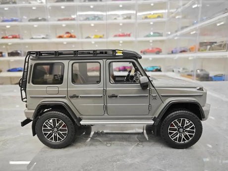 [NZG] 1:18 Mercedes-AMG 2018 G63 4x4 Gray Model Car Die-Cast