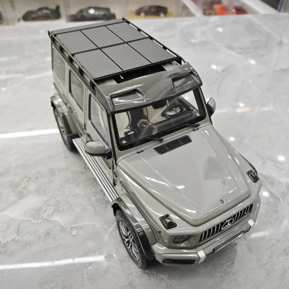 [NZG] 1:18 Mercedes-AMG 2018 G63 4x4 Gray Model Car Die-Cast