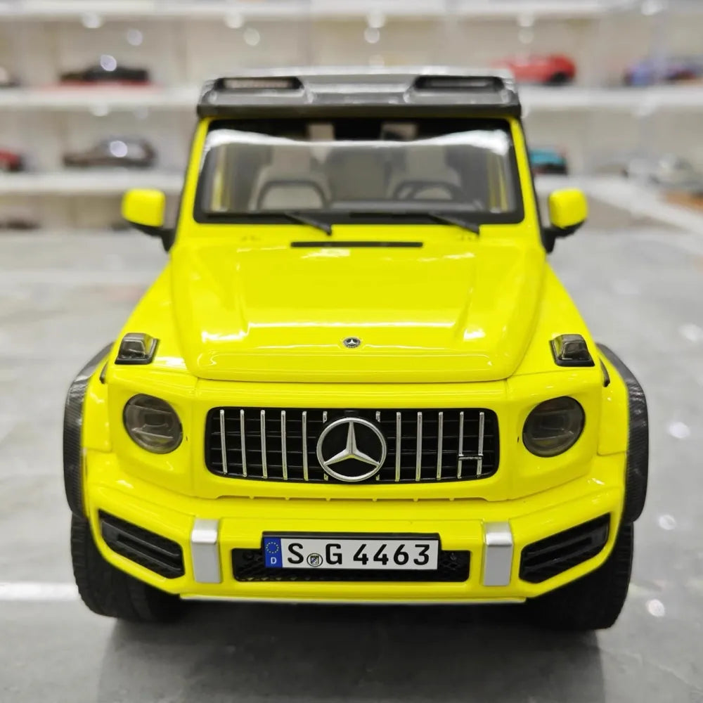 [NZG] 1:18 Mercedes-AMG 2018 G63 4x4 jaune voiture miniature Die-Cast