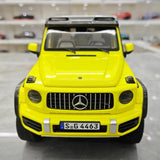 [NZG] 1:18 Mercedes-AMG 2018 G63 4x4 Yellow Model Car Die-Cast