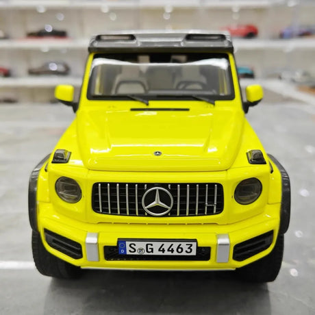 [NZG] 1:18 Mercedes-AMG 2018 G63 4x4 Yellow Model Car Die-Cast