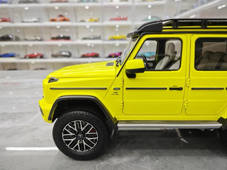 [NZG] 1:18 Mercedes-AMG 2018 G63 4x4 Yellow Model Car Die-Cast