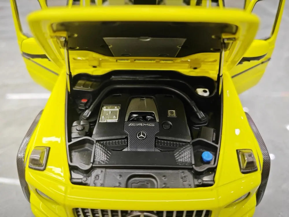 [NZG] 1:18 Mercedes-AMG 2018 G63 4x4 Yellow Model Car Die-Cast