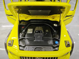 [NZG] 1:18 Mercedes-AMG 2018 G63 4x4 Yellow Model Car Die-Cast