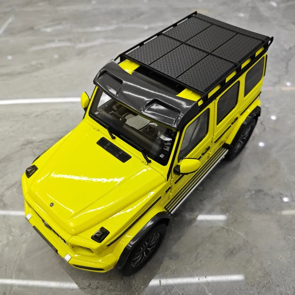 [NZG] 1:18 Mercedes-AMG 2018 G63 4x4 jaune voiture miniature Die-Cast