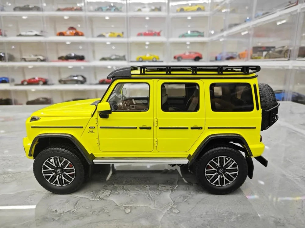[NZG] 1:18 Mercedes-AMG 2018 G63 4x4 jaune voiture miniature Die-Cast