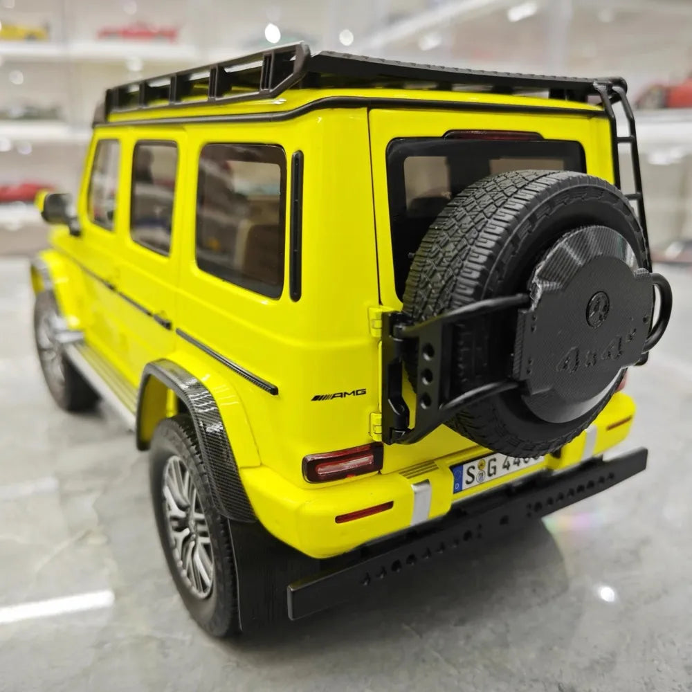 [NZG] 1:18 Mercedes-AMG 2018 G63 4x4 jaune voiture miniature Die-Cast
