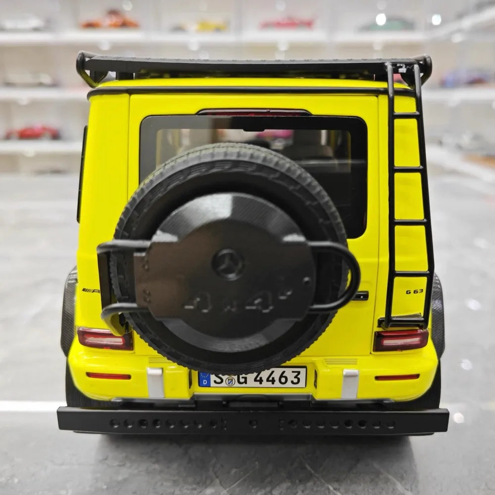 [NZG] 1:18 Mercedes-AMG 2018 G63 4x4 jaune voiture miniature Die-Cast