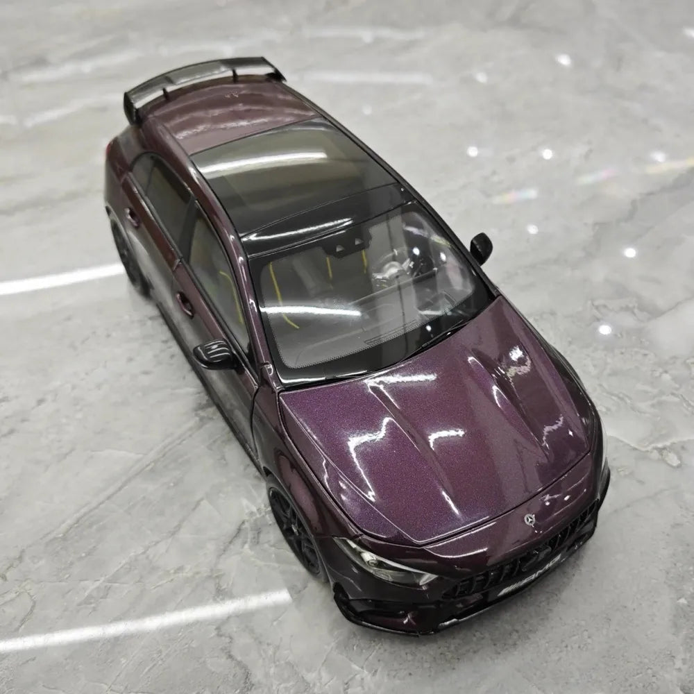 [NZG] 1:18 Mercedes-AMG 2020 A45 S Purple Model Car Die-Cast