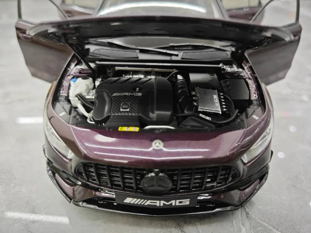 [NZG] 1:18 Mercedes-AMG 2020 A45 S Purple Model Car Die-Cast