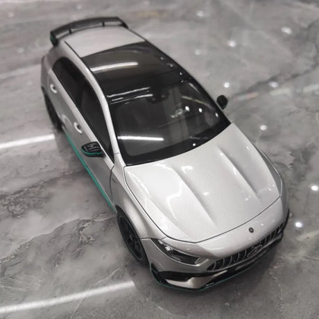 [NZG] 1:18 Mercedes-AMG 2020 A45 S Silver Model Car Die-Cast