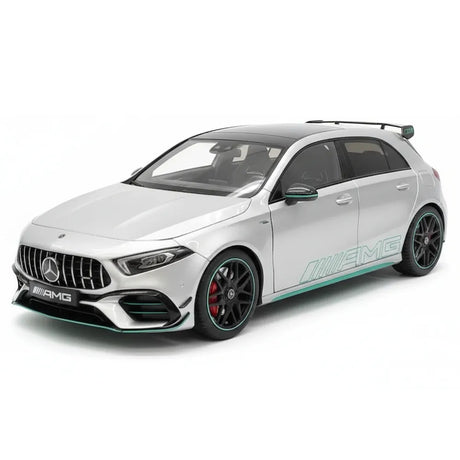 [NZG] 1:18 Mercedes-AMG 2020 A45 S Silver Model Car Die-Cast