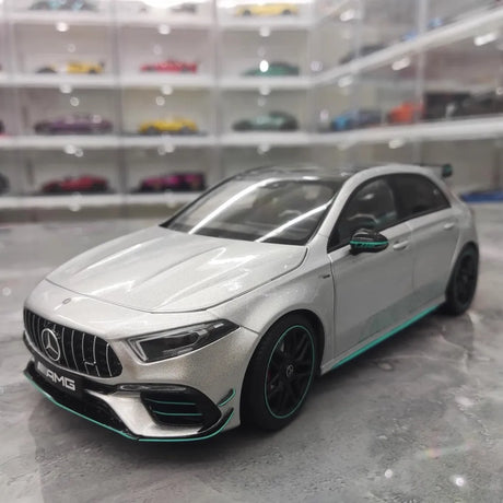 [NZG] 1:18 Mercedes-AMG 2020 A45 S Silver Model Car Die-Cast