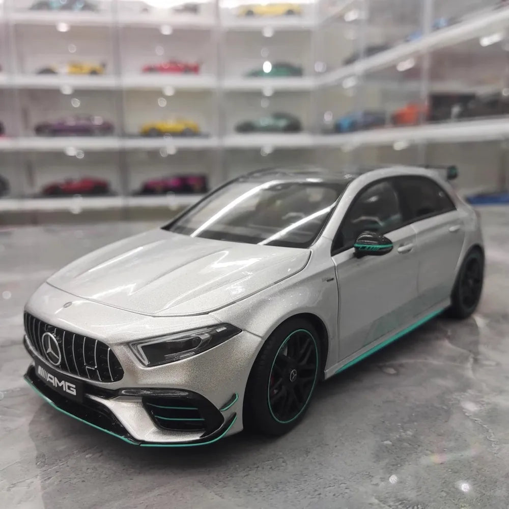 [NZG] 1:18 Mercedes-AMG 2020 A45 S Silver Model Car Die-Cast