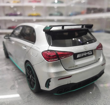 [NZG] 1:18 Mercedes-AMG 2020 A45 S Silver Model Car Die-Cast