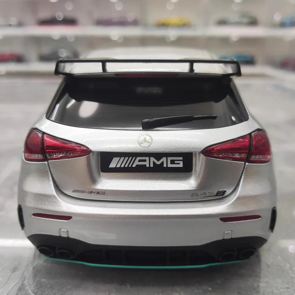 [NZG] 1:18 Mercedes-AMG 2020 A45 S Silver Model Car Die-Cast