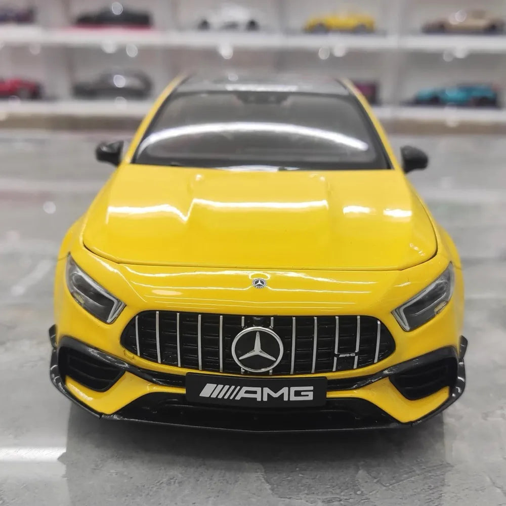 [NZG] 1:18 Mercedes-AMG 2020 A45 S jaune voiture miniature Die-Cast