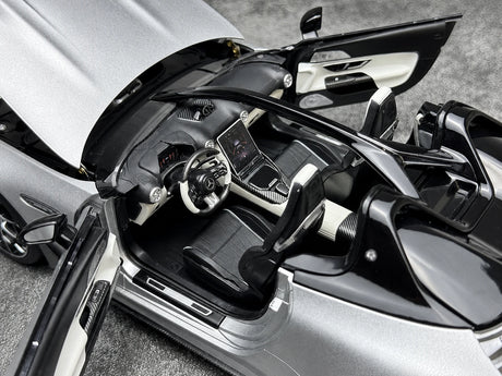 NZG Mercedes-AMG 2025 PureSpeed Mystic Silver Magno 1:18 – Modello Pressofuso da collezione