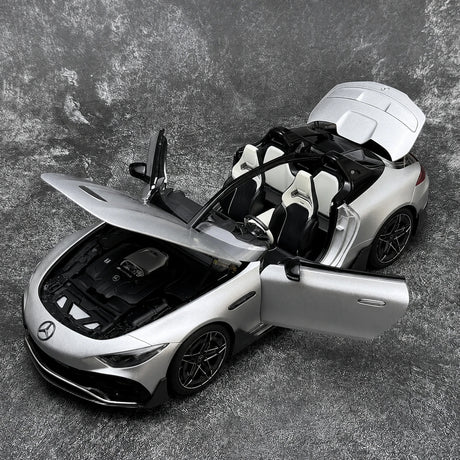 NZG Mercedes-AMG 2025 PureSpeed Mystic Silver Magno 1:18 – Modello Pressofuso da collezione