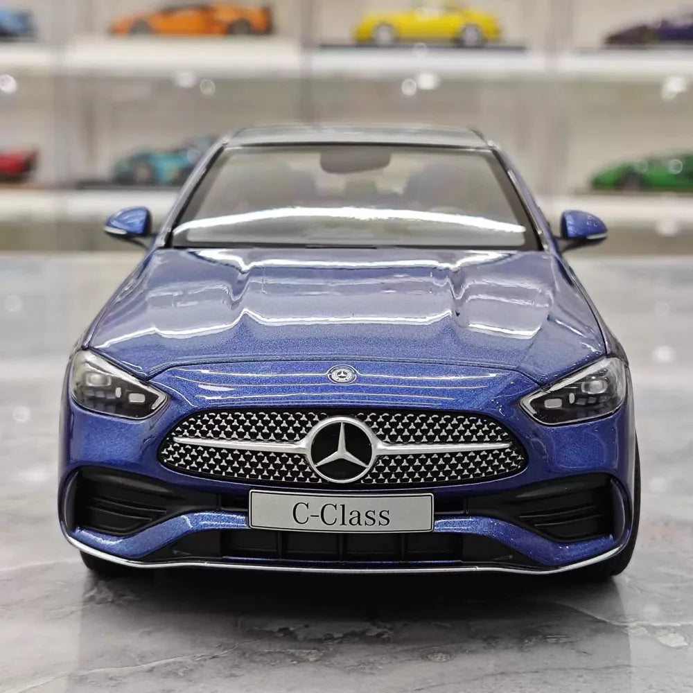 [NZG] 1:18 Mercedes-Benz 2025 C-Class C260 Blue Model Car Die-Cast