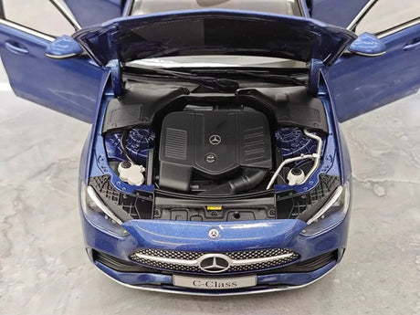 [NZG] 1:18 Mercedes-Benz 2025 C-Class C260 Blue Model Car Die-Cast