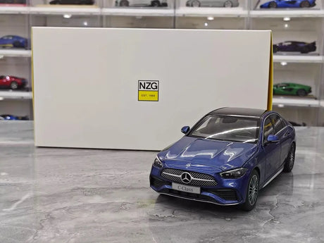 [NZG] 1:18 Mercedes-Benz 2025 C-Class C260 Blue Model Car Die-Cast