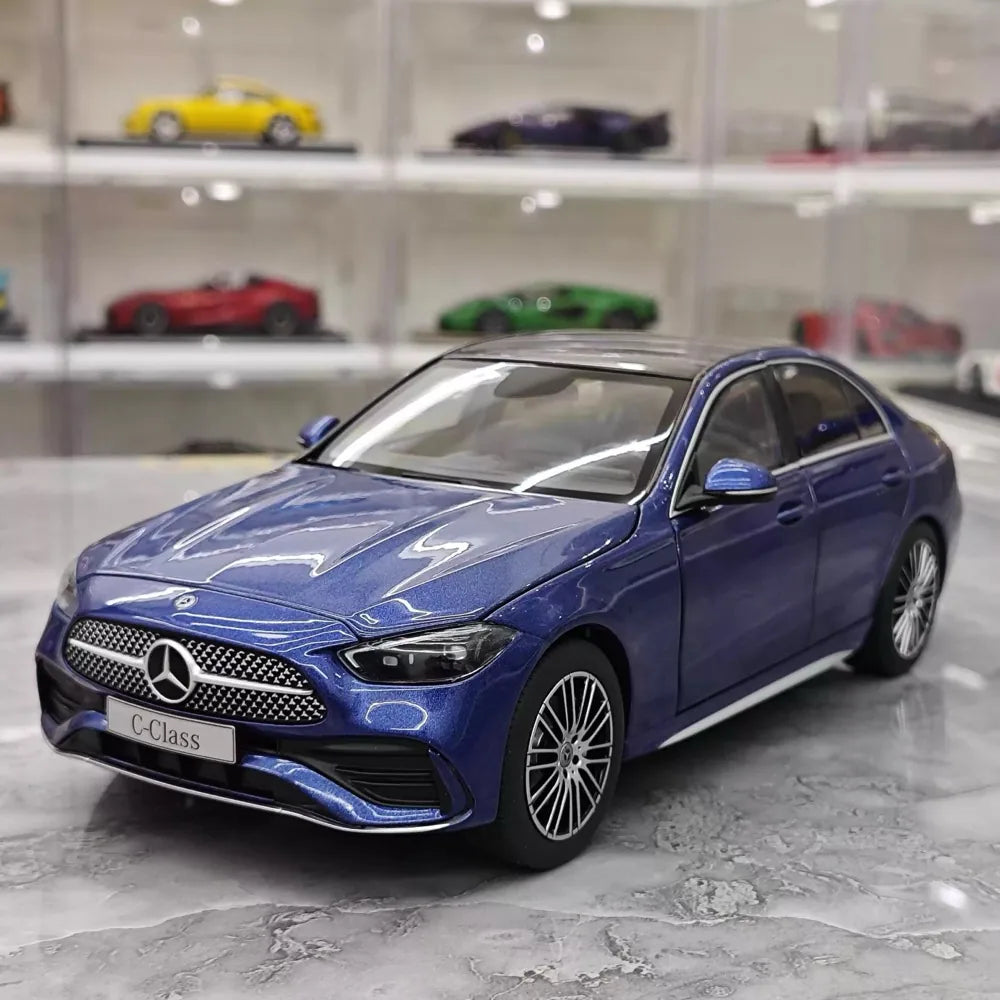 [NZG] 1:18 Mercedes-Benz 2025 C-Class C260 Blue Model Car Die-Cast