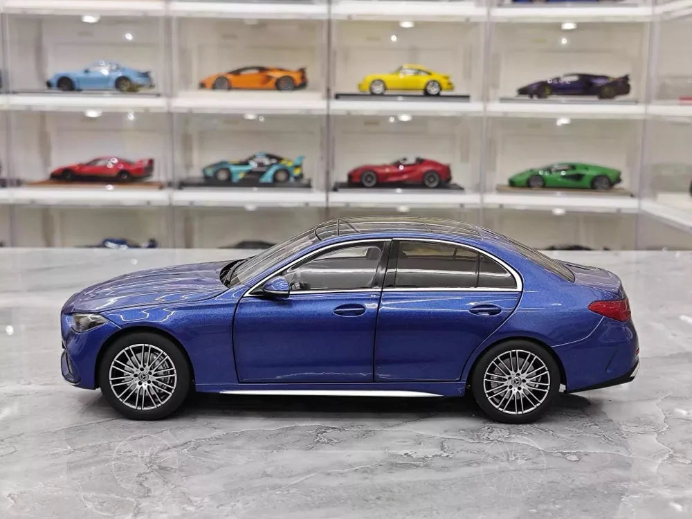 [NZG] 1:18 Mercedes-Benz 2025 C-Class C260 Blue Model Car Die-Cast