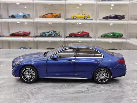 [NZG] 1:18 Mercedes-Benz 2025 C-Class C260 Blue Model Car Die-Cast