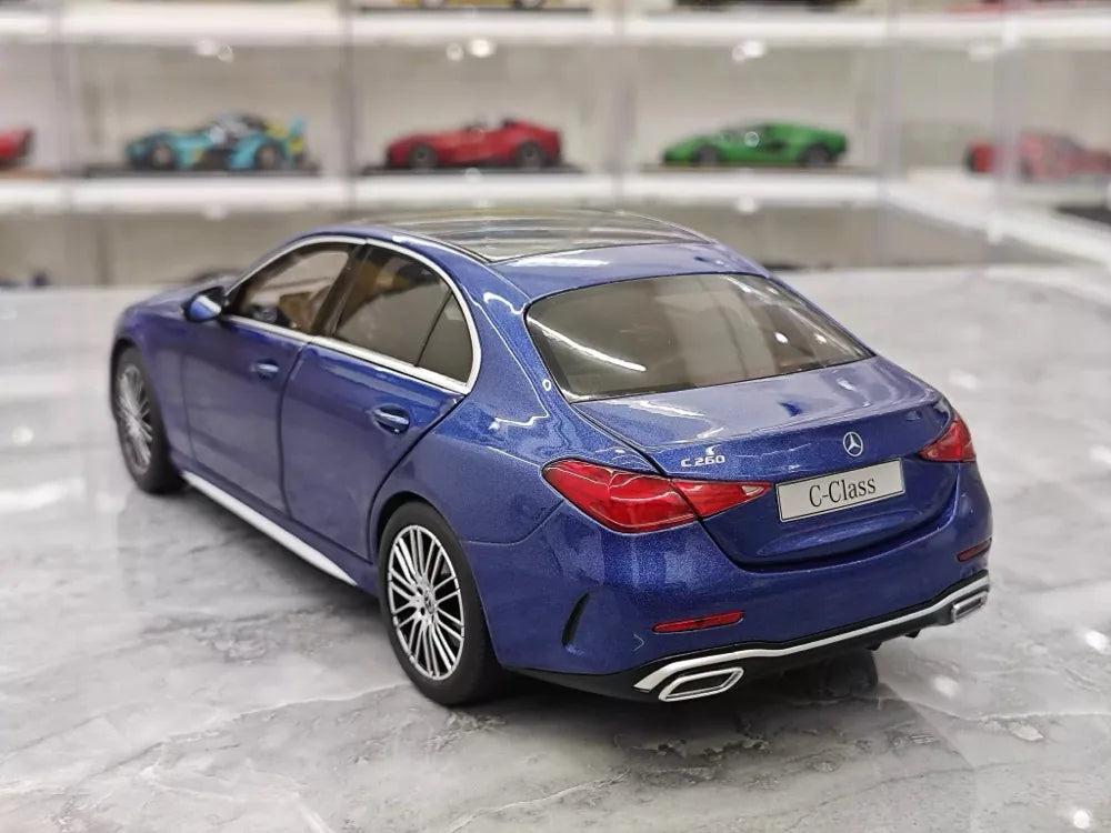 [NZG] 1:18 Mercedes-Benz 2025 C-Class C260 Blue Model Car Die-Cast