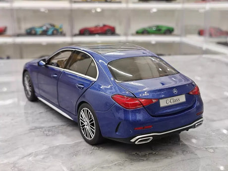 [NZG] 1:18 Mercedes-Benz 2025 C-Class C260 Blue Model Car Die-Cast