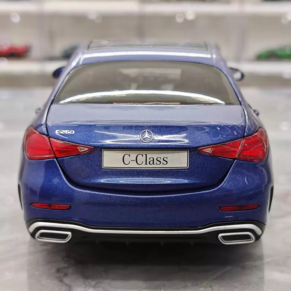 [NZG] 1:18 Mercedes-Benz 2025 C-Class C260 Blue Model Car Die-Cast
