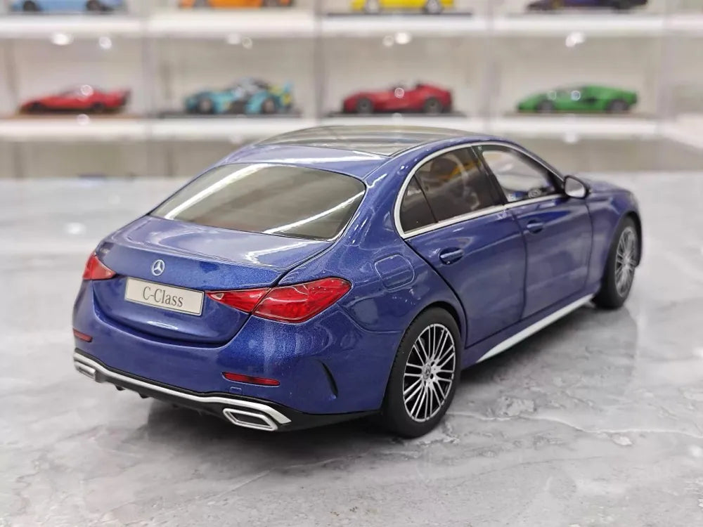 [NZG] 1:18 Mercedes-Benz 2025 C-Class C260 Blue Model Car Die-Cast