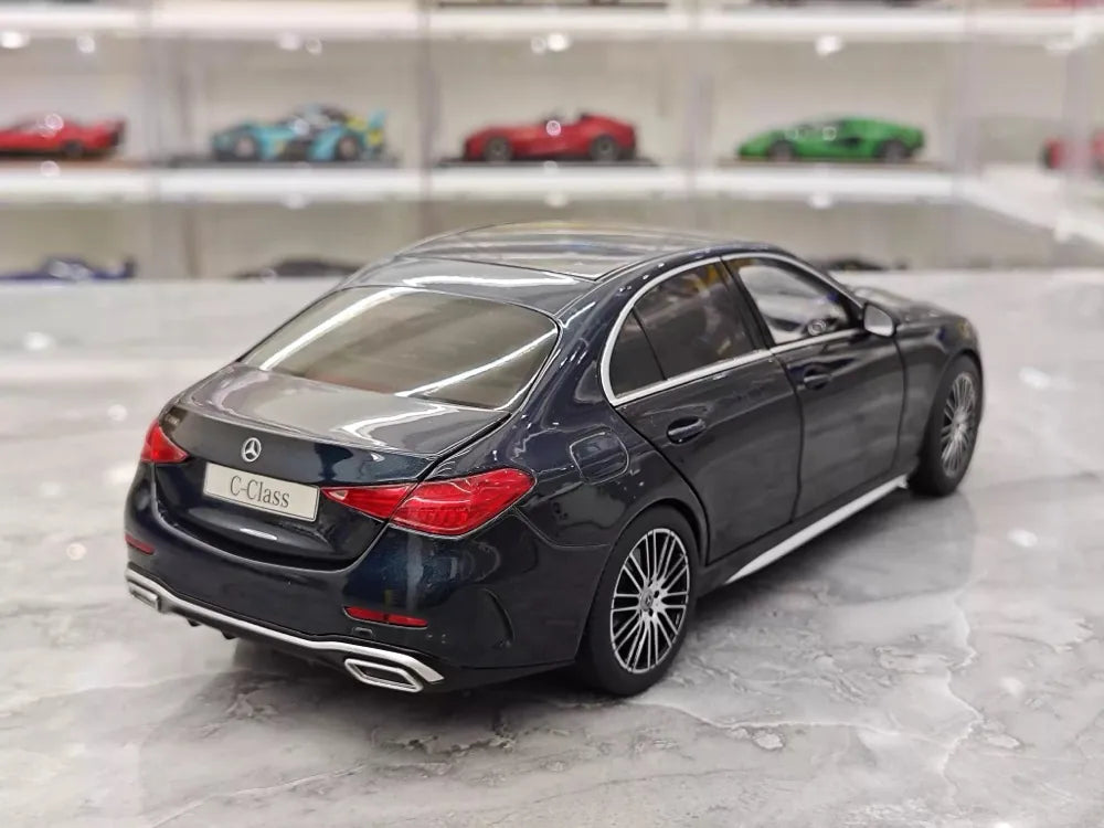 [NZG] 1:18 Mercedes-Benz 2025 C-Class C260 Cavansite Blue Model Car Die-Cast