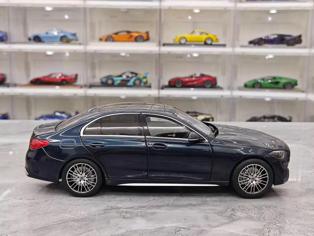 [NZG] 1:18 Mercedes-Benz 2025 C-Class C260 Cavansite Blue Model Car Die-Cast