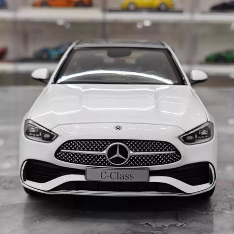 [NZG] 1:18 Mercedes-Benz 2025 C-Class C260 White Model Car Die-Cast