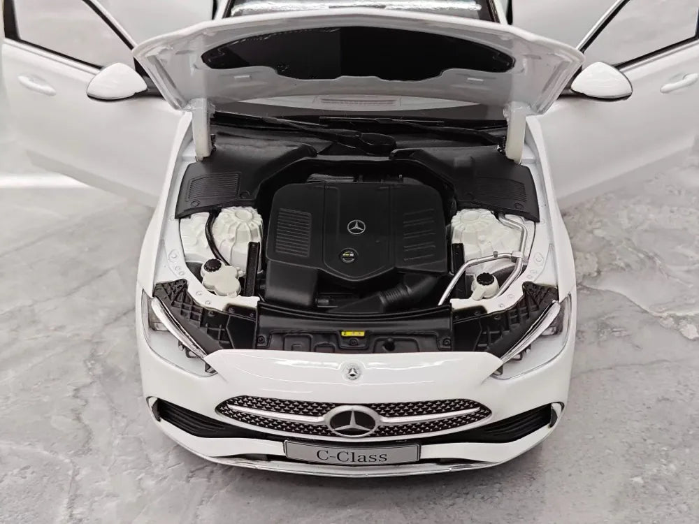 [NZG] 1:18 Mercedes-Benz 2025 C-Class C260 blanc voiture miniature Die-Cast