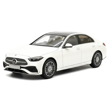 [NZG] 1:18 Mercedes-Benz 2025 C-Class C260 White Model Car Die-Cast