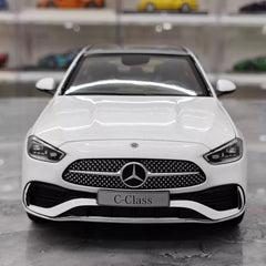 [NZG] 1:18 Mercedes-Benz 2025 C-Class C260 White Model Car Die-Cast
