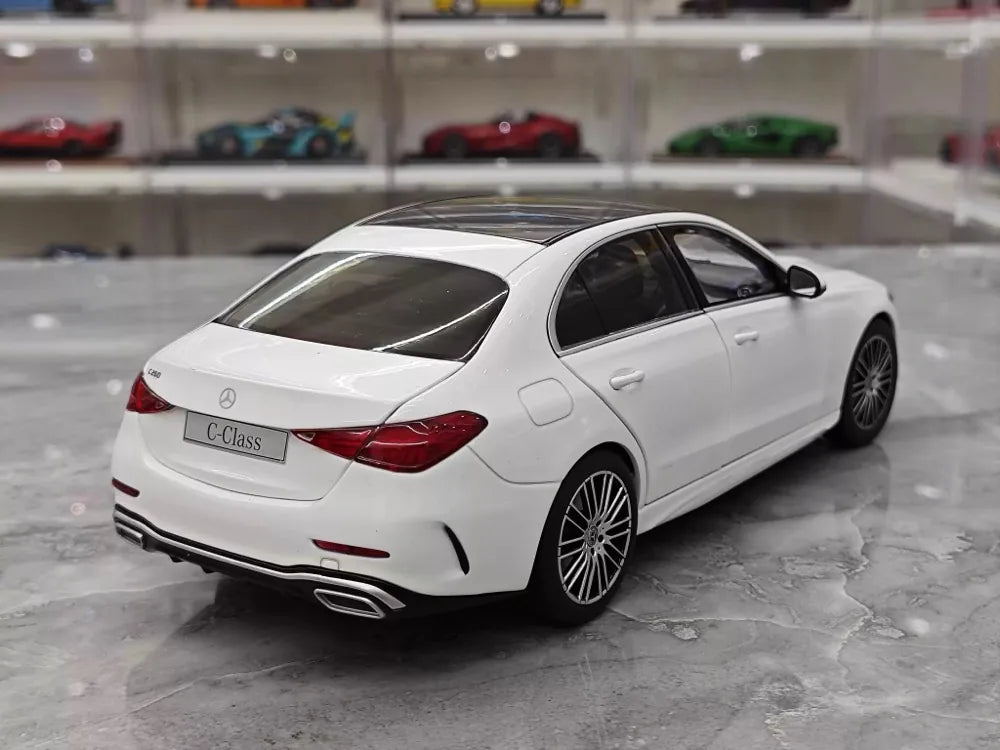 [NZG] 1:18 Mercedes-Benz 2025 C-Class C260 blanc voiture miniature Die-Cast
