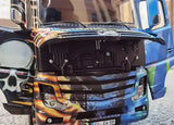 [NZG] 1:18 Mercedes-Benz Actros Wolf Transporte Edition Model Car Die-Cast