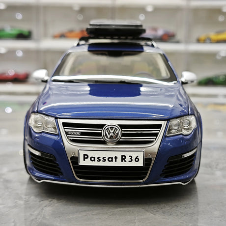 NZG Volkswagen 2009 Passat R36 Estate Biscay Blue 1:18 – Modello da collezione pressofuso
