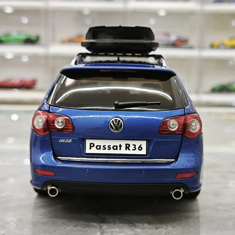 NZG Volkswagen 2009 Passat R36 Estate Biscay Blue 1:18 – Modello da collezione pressofuso