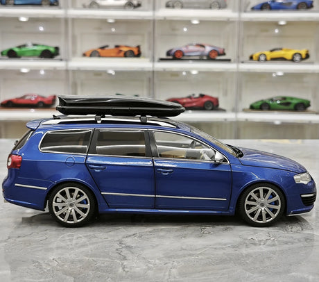 NZG Volkswagen 2009 Passat R36 Estate Biscay Blue 1:18 – Modello da collezione pressofuso