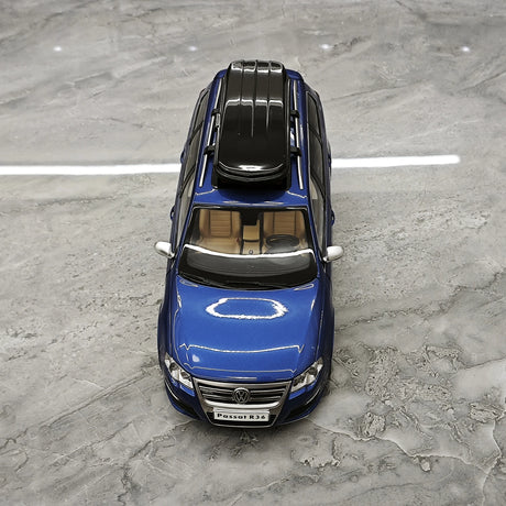 NZG Volkswagen 2009 Passat R36 Estate Biscay Blue 1:18 – Modello da collezione pressofuso