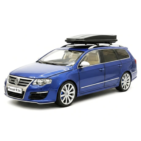 NZG Volkswagen 2009 Passat R36 Estate Biscay Blue 1:18 – Modello da collezione pressofuso