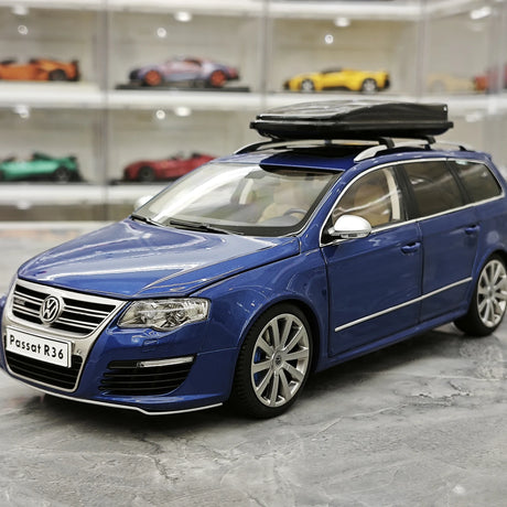 NZG Volkswagen 2009 Passat R36 Estate Biscay Blue 1:18 – Modello da collezione pressofuso