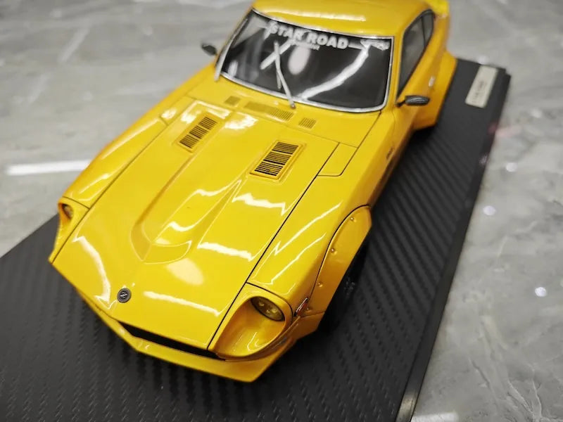 1:18 Nissan 1969 Fairlady 240Z S30 Yellow Die Cast Model Car